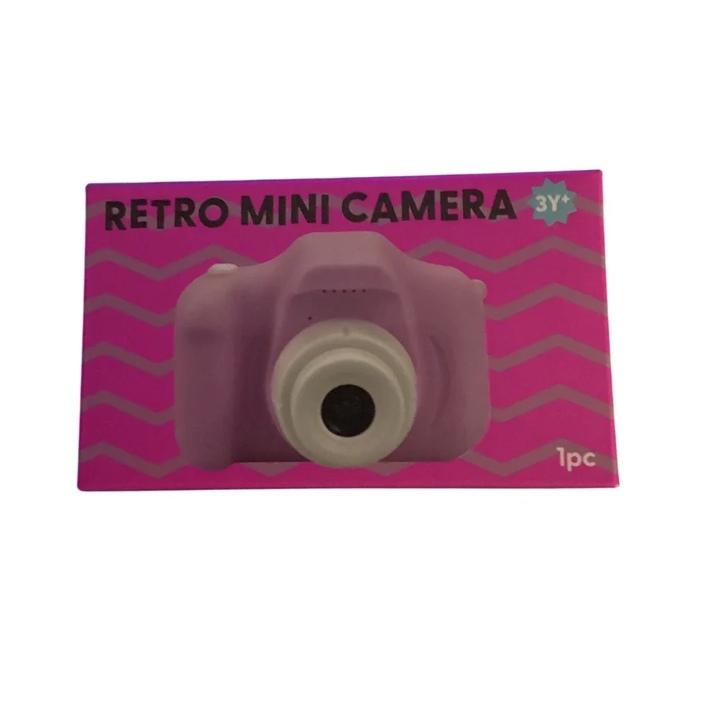 Retro Mini Camera Kids Digital 3Y Plus Purple‎ Collectible Toy 1pc